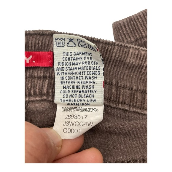 UNIONBAY Casual Brown Corduroy Jeans Size: 5 - Picture 4 of 5